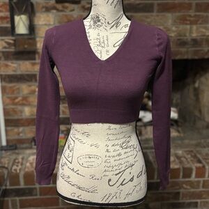 Brandy Melville Deep Purple Knit Top